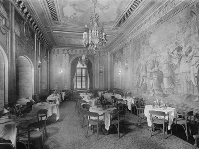 Ritz Tower restaurant. July 25th, 1928.